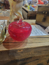 Load image into Gallery viewer, Art Glass Red Apple,Lovely Item
